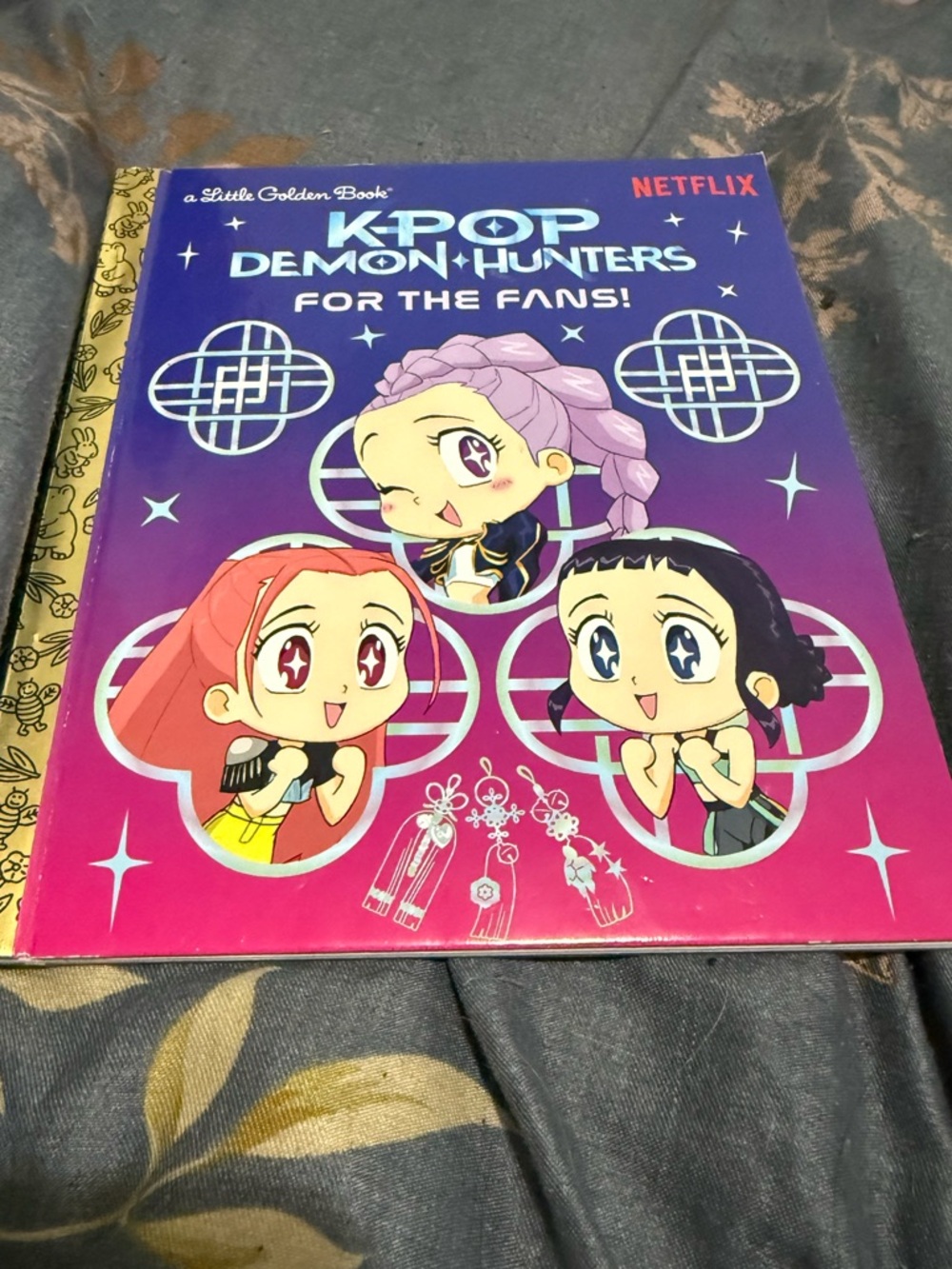 K-Pop Demon Hunters Kids Storybook — Pink & Purple Cover